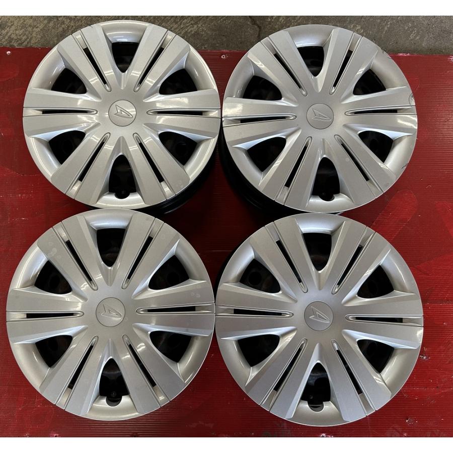 33【純正品】DAIHATSU Tanto純正 スチール 14x4.5J 100-4+45 ハブ径