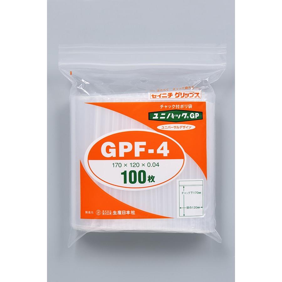 ユニパックGP F-4（1ケース/4000枚） 送料無料 生産日本社 : 軽包装 