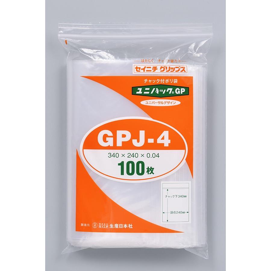 ユニパックGP J-4（1ケース/1200枚） 送料無料 セイニチ 生産日本社