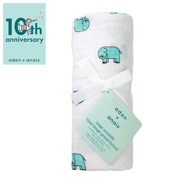aden+anais エイデンアンドアネイ ジャパン 10周年記念 おくるみ シングルスワドル 1枚 | aden+anais | 06