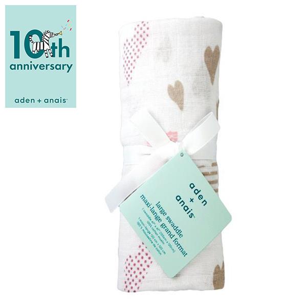 aden+anais エイデンアンドアネイ ジャパン 10周年記念 おくるみ シングルスワドル 1枚 | aden+anais | 08