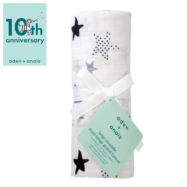aden+anais エイデンアンドアネイ ジャパン 10周年記念 おくるみ シングルスワドル 1枚 | aden+anais | 09