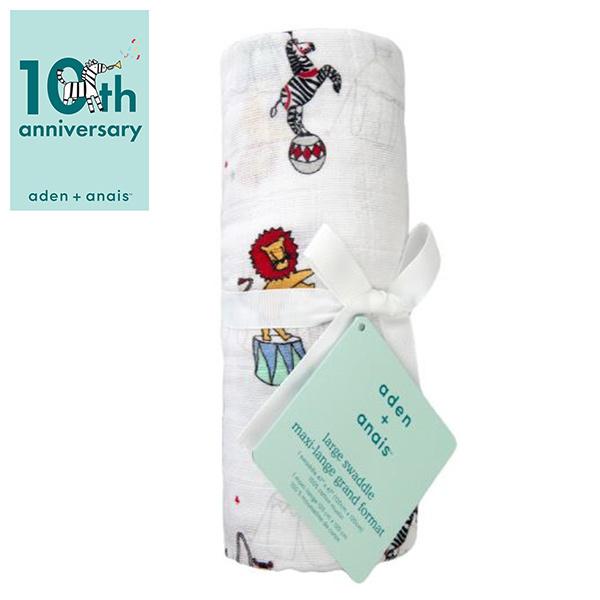 aden+anais エイデンアンドアネイ ジャパン 10周年記念 おくるみ シングルスワドル 1枚 | aden+anais | 10