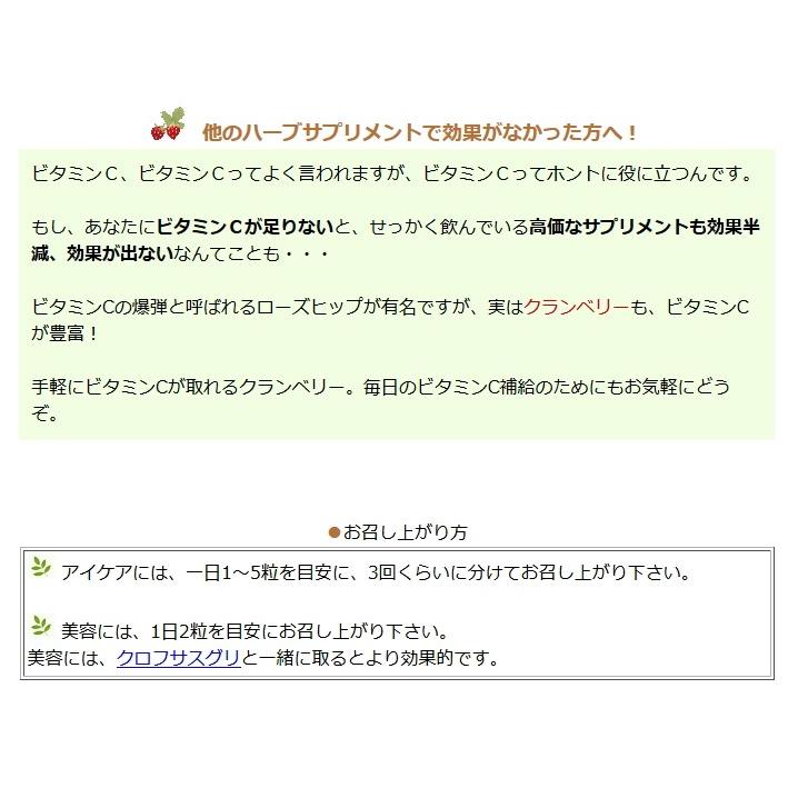 クランベリー 90粒 オーガニック アントシアニン ビタミンC ポリフェノール エクレクティック | ECLECTIC（サプリメント） | 06