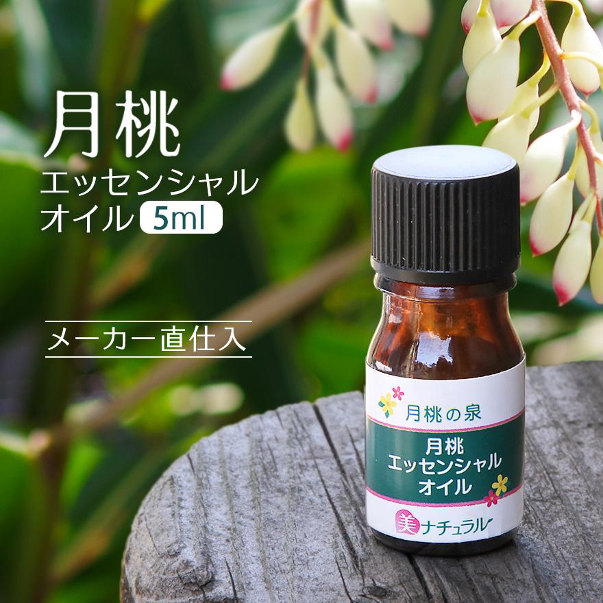 オーガニック 月桃 エッセンシャルオイル （月桃精油） 5ml ゲットウ