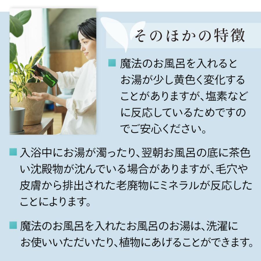ミネラル入浴剤 魔法のお風呂  260ml ミネラルでお湯質改善（約26回分） | オーガニック | 12