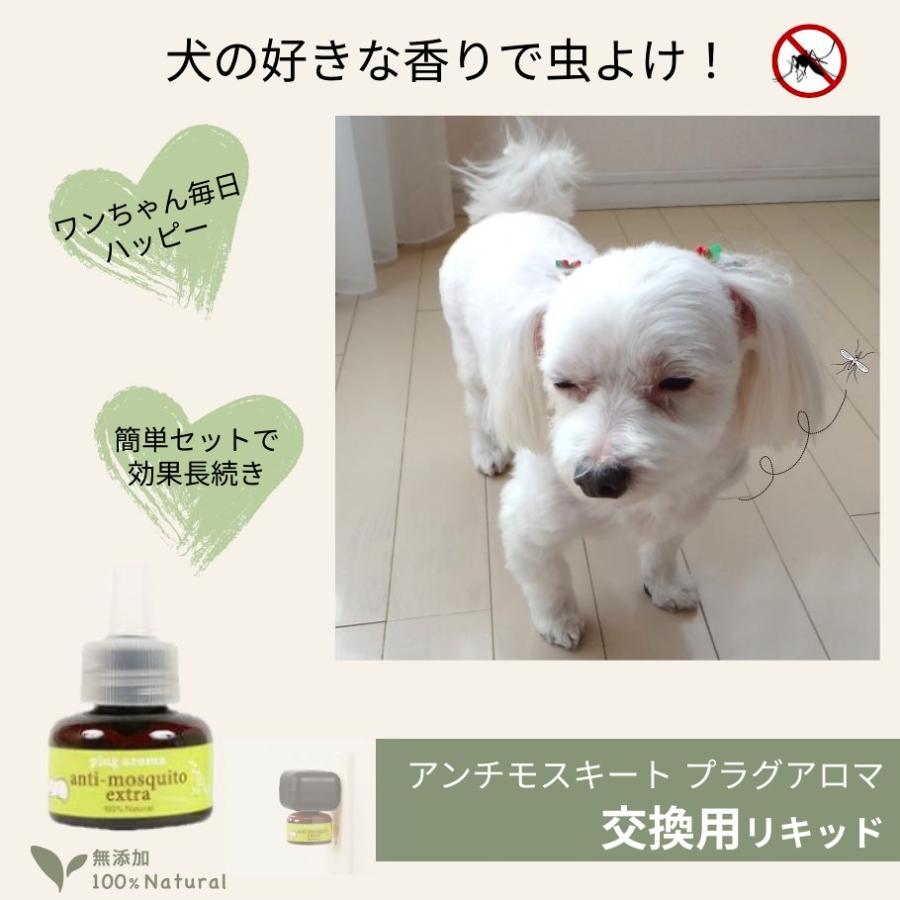 交換用 犬用 虫除け アンチモスキート エクストラ プラグセット 25mL プラグアロマ ドッグアロマ |  | 01