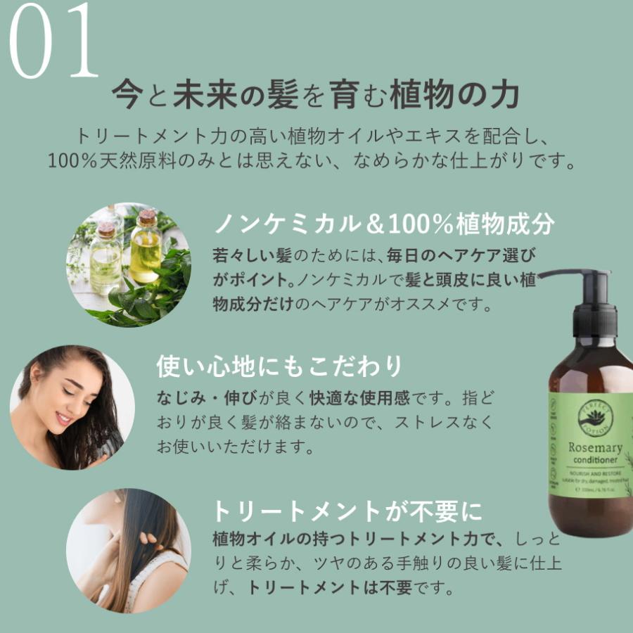 正規品 パーフェクトポーション オーガニック コンディショナー 200ml トリートメント 無添加 ノンシリコン | PERFECT POTION | 04