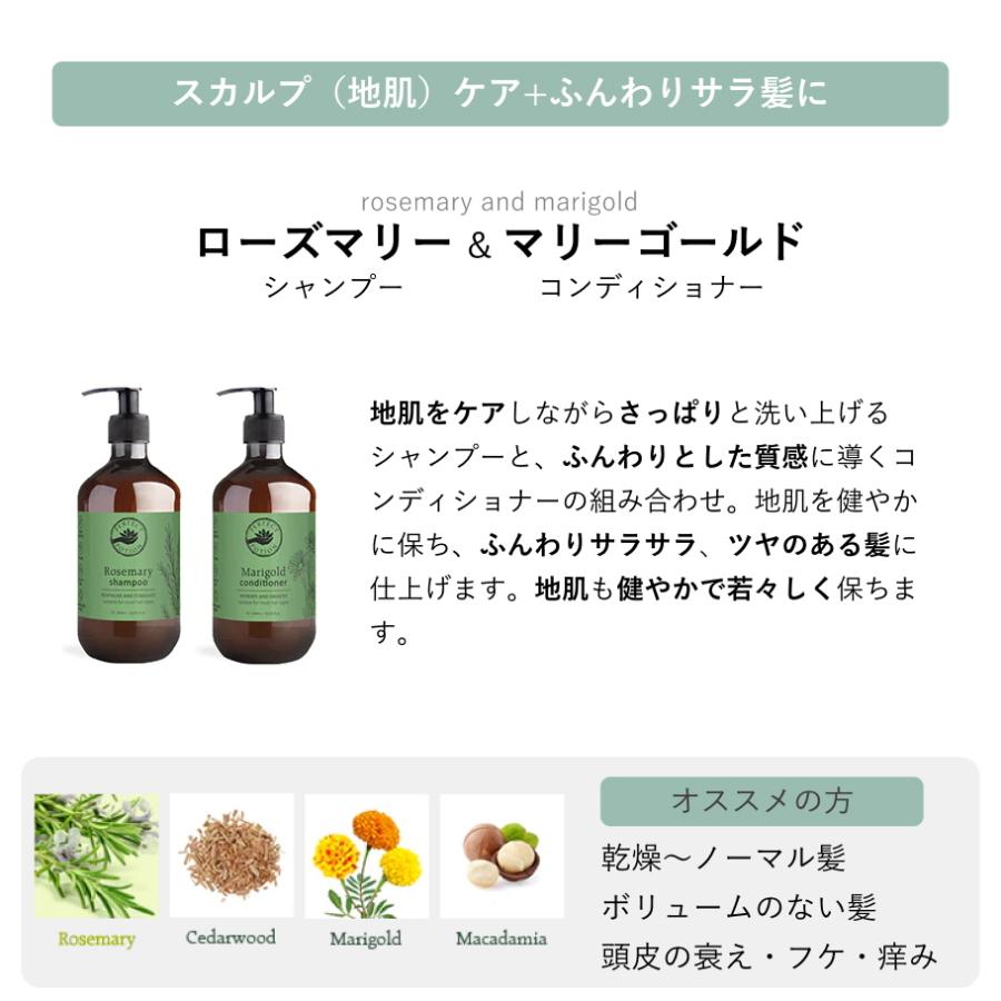 正規品 ポンプ オーガニック シャンプー 200ml ローズマリー、カモミール パーフェクトポーション スカルプ 頭皮 ノンシリコン 無添加 | PERFECT POTION | 09