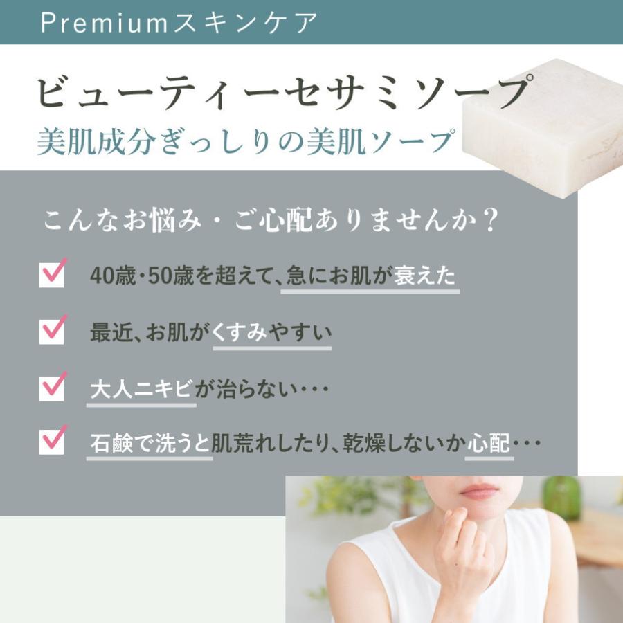 Premiumシリーズ 3種セット ビューティーセサミソープ スリランカナチュラル オーガニック 洗顔石鹸 固形 酵素入り | オーガニック | 07