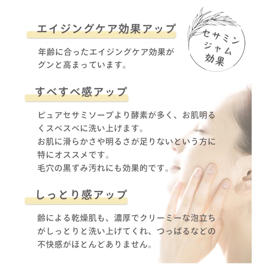 これはすごい透明＆吸い付く肌に レギュラー50g ビューティーＷセサミソープ | オーガニック | 04