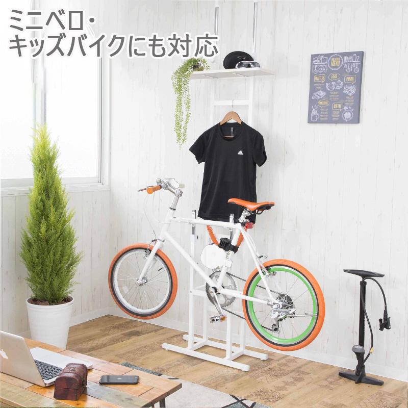 屋内保管 突っ張り式 バイクスタンド 1台用 BS-821 盗難対策 10198374の画像