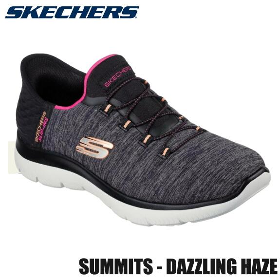 [スケッチャーズ] スニーカー SUMMITS-DAZZLING HAZE_149937W レディース ブラック/マルチカラー 24.5 cm SKECHERS（スケッチャーズ） スニーカー レディース ブラック スリップ