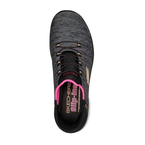 SKECHERS（スケッチャーズ） スニーカー レディース ブラック スリップ