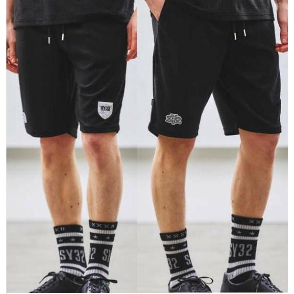 SY32 ブラック ショートパンツ XL SY32 ブラック ショートパンツ XL