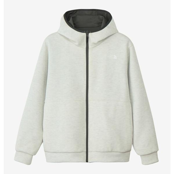 ノースフェイス 中綿ジャケット フーディ ジップアップ 刺繍ロゴ グレー L ザノースフェイス THE NORTH FACE Logo Mantle Full Zip Hoodie ジップ