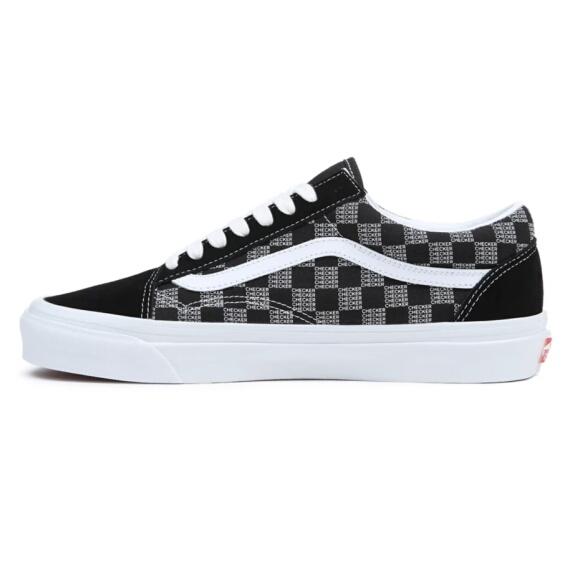 VANS バンズ ヴァンズ オールドスクール メンズ スニーカー ANAHEIM FACTORY OLD SKOOL 36 DX SHOES Checker Check Black｜bees-high｜03