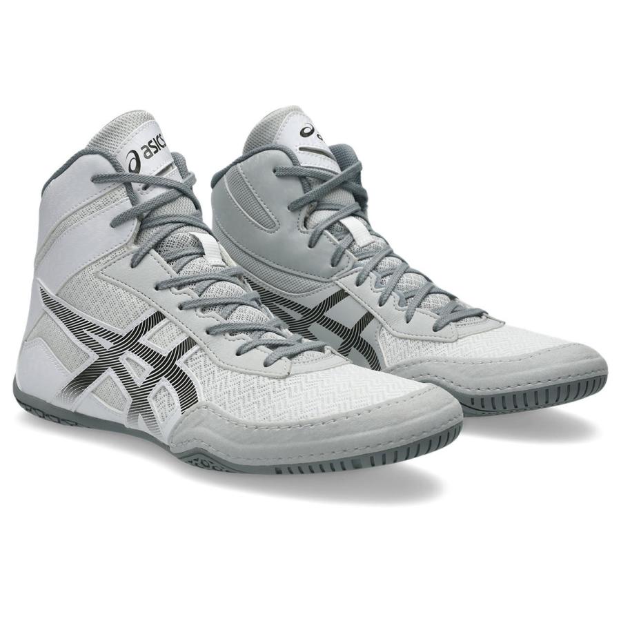 ASICS アシックスボクシングシューズ グレー ハイカット レスリング ASICS（アシックス） レスリング シューズ ボクシングシューズ メンズ