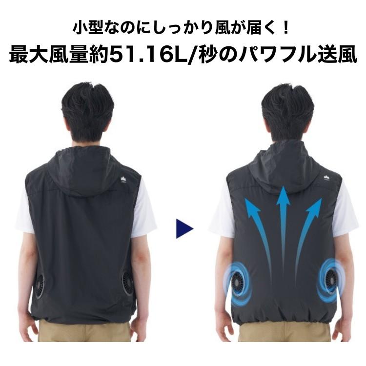 LOGOS ロゴス 野電クールファンベスト 空調服 バッテリー ファン付き
