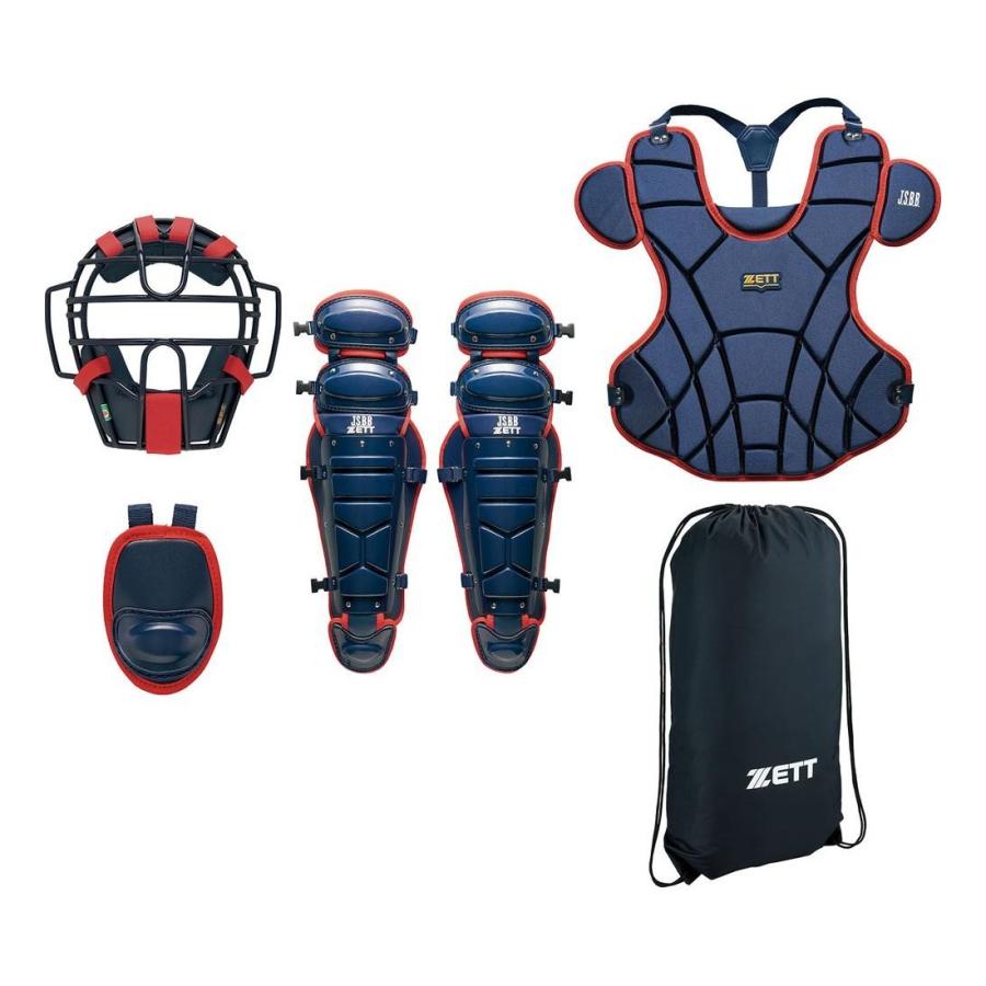 ゼット（ZETT） 野球 軟式用 キャッチャー 防具4点セット BL303SET