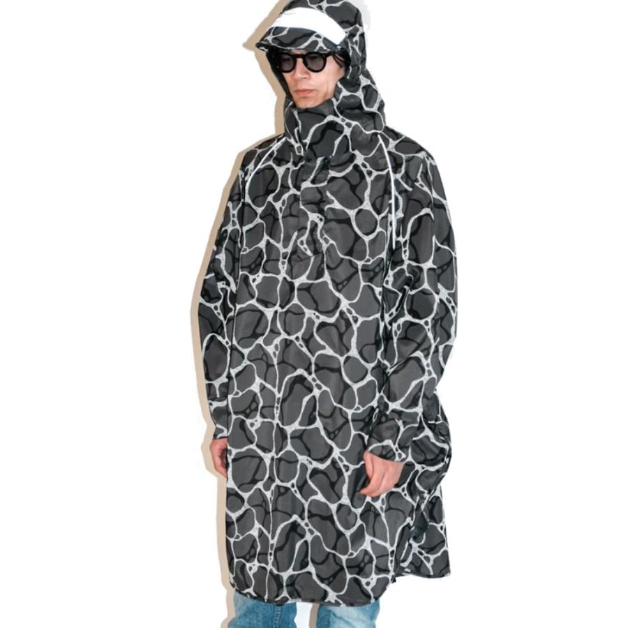 即納 KIU K407 キウ ビジブルバイシクルレインポンチョ レイン