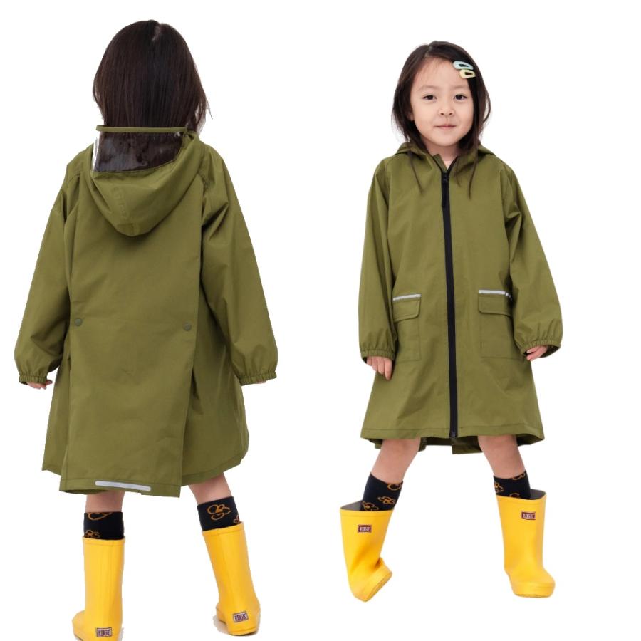 KIU キウ キッズ レインコート ランドセル対応 K409 大雨対応 : BEE