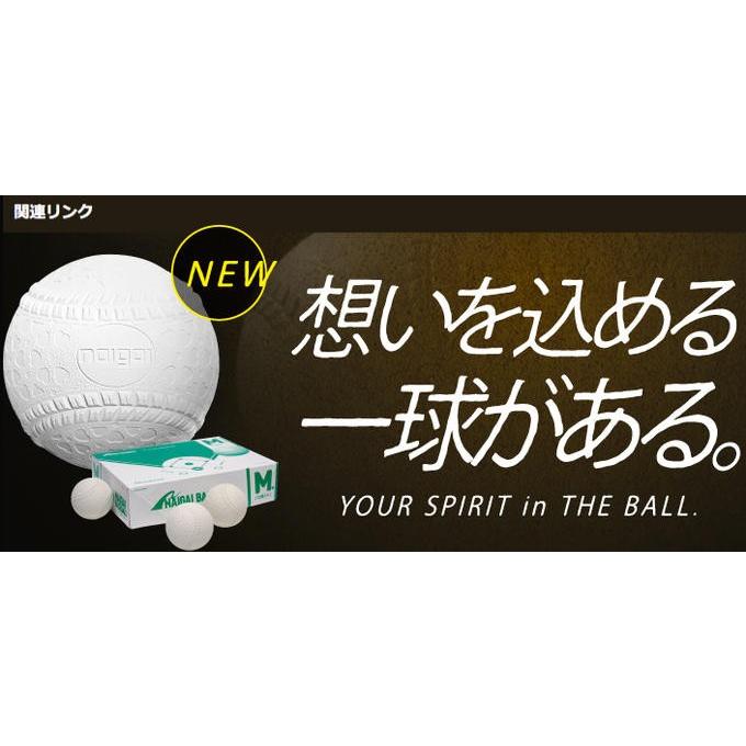 NAIGAI（ナイガイ） 軟式野球ボールM号 公認球 中学生用〜一般 1 