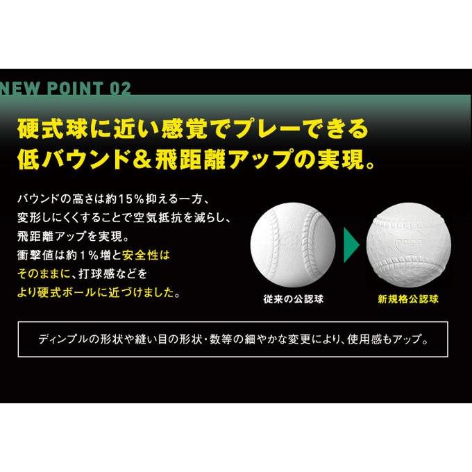 NAIGAI（ナイガイ） 軟式野球ボールM号 公認球 中学生用〜一般 1 