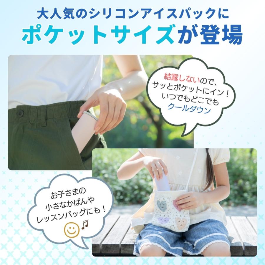 peacock ピーコック ミニアイスパック ポケット 氷のう ABB-S07 70ml