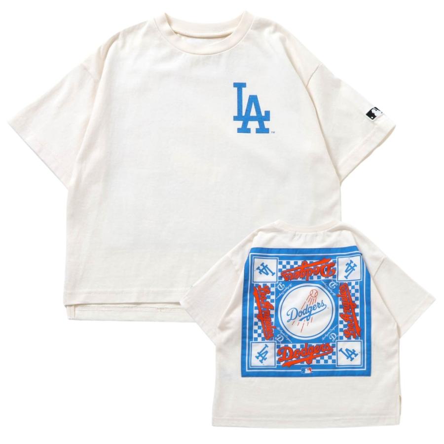 FOキッズ MLB 3柄Tシャツ ドジャース ヤンキース タイガース バンダナ