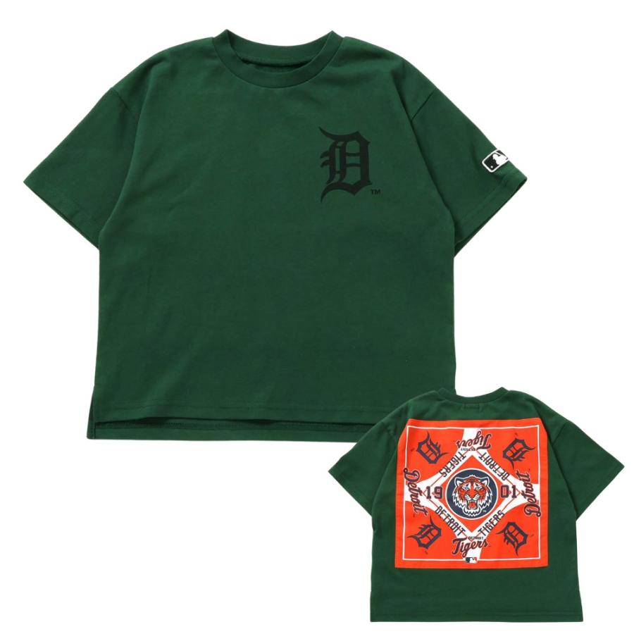 FOキッズ MLB 3柄Tシャツ ドジャース ヤンキース タイガース バンダナ