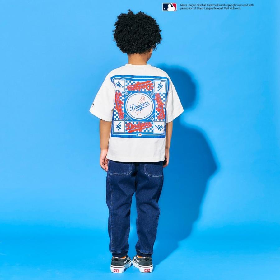 FOキッズ MLB 3柄Tシャツ ドジャース ヤンキース タイガース バンダナ