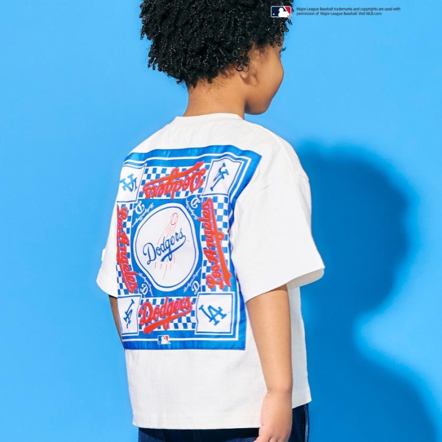 FOキッズ MLB 3柄Tシャツ ドジャース ヤンキース タイガース バンダナ