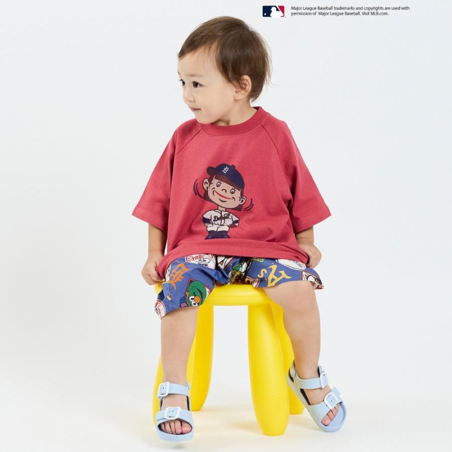 BREEZE ブリーズ キッズ MLB 総柄ショーツ 半ズボン ハーフパンツ