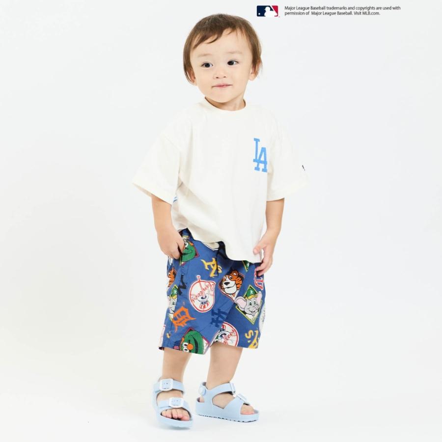 BREEZE ブリーズ キッズ MLB 総柄ショーツ 半ズボン ハーフパンツ