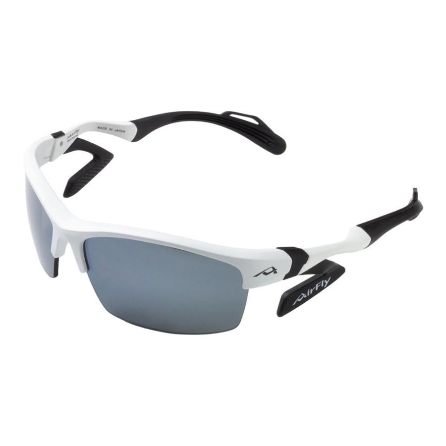 AirFly AF-303 C-2 ホワイト Airfly鼻パッドのないスポーツサングラス AF-303 C-2 WHITE MATT
