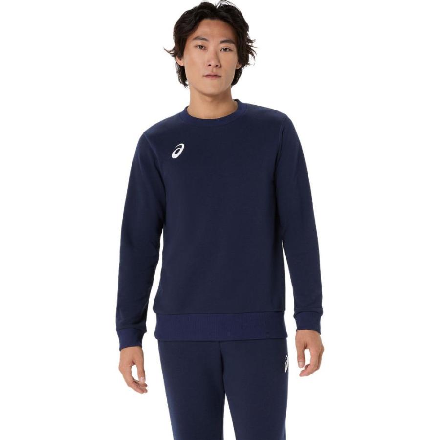 ASICS（アシックス） クルーネックスウェット 2031F473 ピーコート