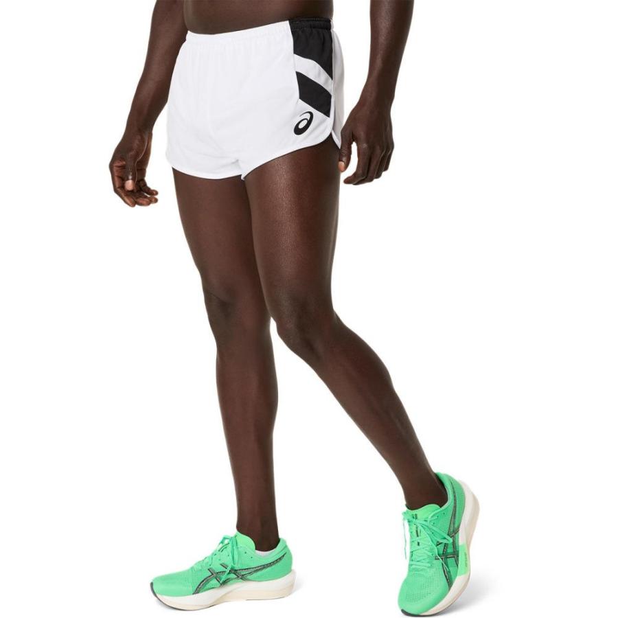 asics 陸上用パンツ Mサイズ ホワイト/レッド/ブラック ASICS（アシックス） メンズランニングパンツ 2091A849 ブリリアント