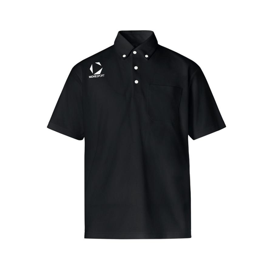 DESCENTE（デサント） ボタンダウンポロシャツ ST5SHST1M ブラック