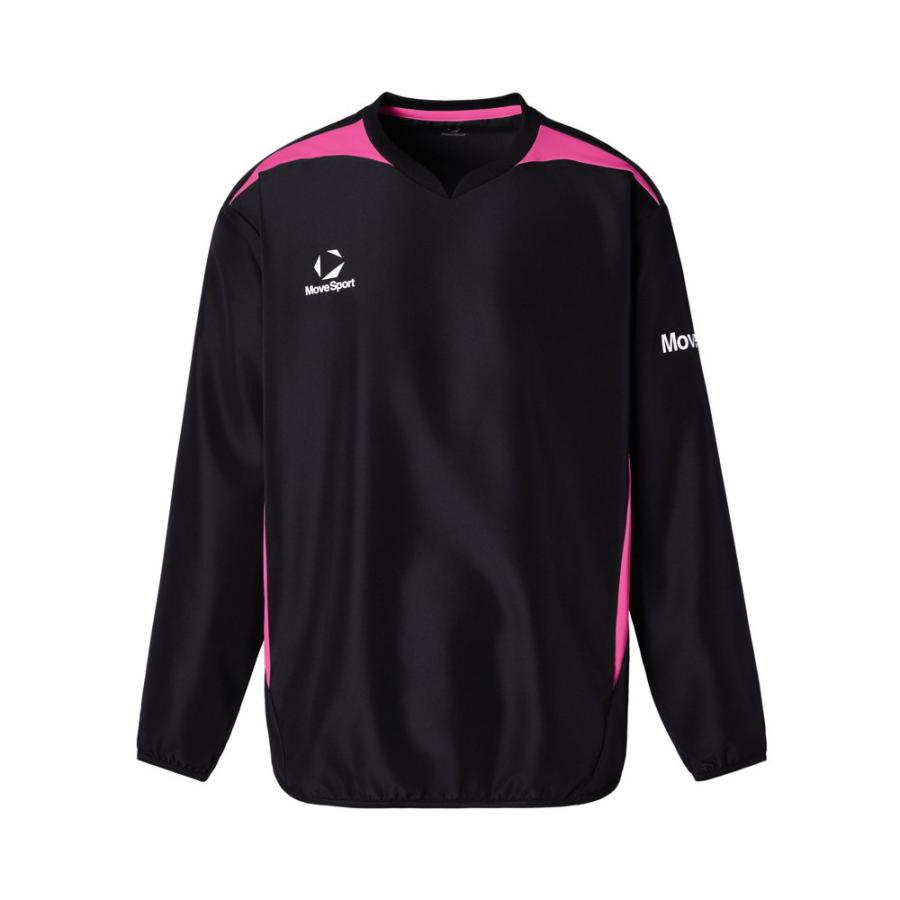DESCENTE（デサント） 長袖ウインドピステ ST6SWBT1M ブラックxピンク