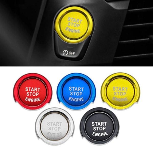 BMW用 エンジン スタートボタン カバー/リング 全5色 スターター ボタン プッシュ スタート ストップ パーツ bmw032