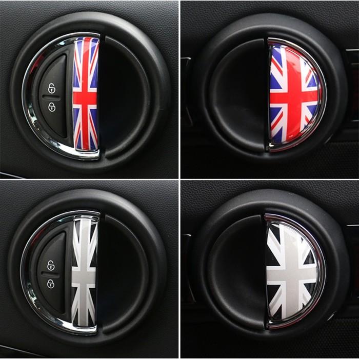 BMW MINI ミニ インナー ドア ハンドル ステッカー フロント/リア 合計4枚セット 全5色 ドアノブ ドアハンドルカバー MINI COOPER ミニクーパー｜beetech-japan｜05