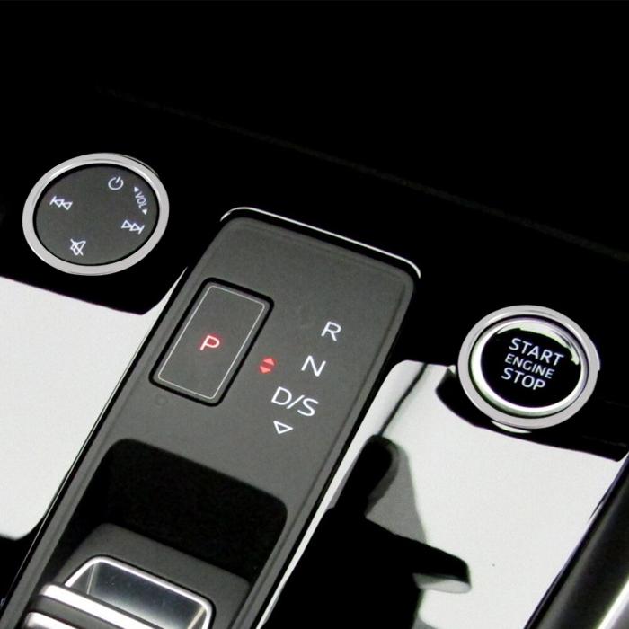 アウディ A3 S3 RS3 Q4 エンジンスタートボタン + マルチメディアボタン リング スタート ストップ ボタン オーディオ 音量ボタン アクセサリー カスタム パーツ｜beetech-japan｜03