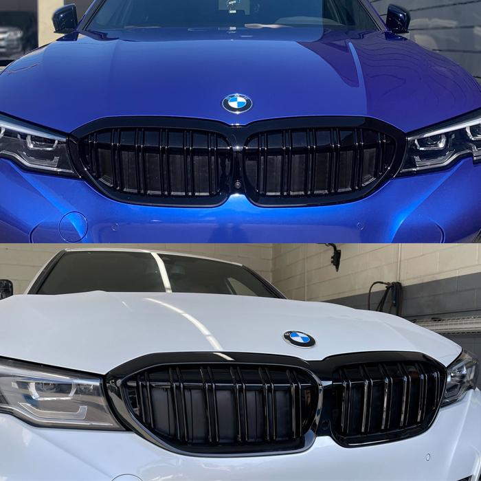 BMW G20 G21 3シリーズ 前期 フロントグリル ダブルフィン グロス 