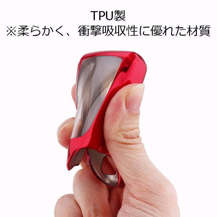 トヨタ キーカバー キーケース ハイエース レジアスエース スペイド ポルテ など メタリック メッキ キーホルダー スマートキー アクセサリー カスタム パーツ｜beetech-japan｜05