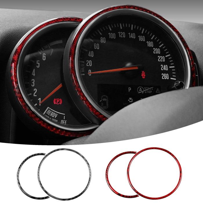 BMW MINI ミニ メーター リング カーボン ステッカー 全2色 F54 F55 