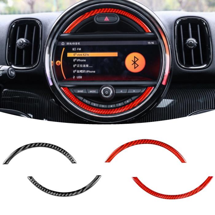 Bmw Mini ミニ ナビ モニター リング カーボン ステッカー 全2色 F54 F55 F56 F57 F60 前期 後期 ディスプレイ 液晶 アクセサリー カスタム パーツ Bt Mini 034 Beetech ヤフーショッピング店 通販 Yahoo ショッピング