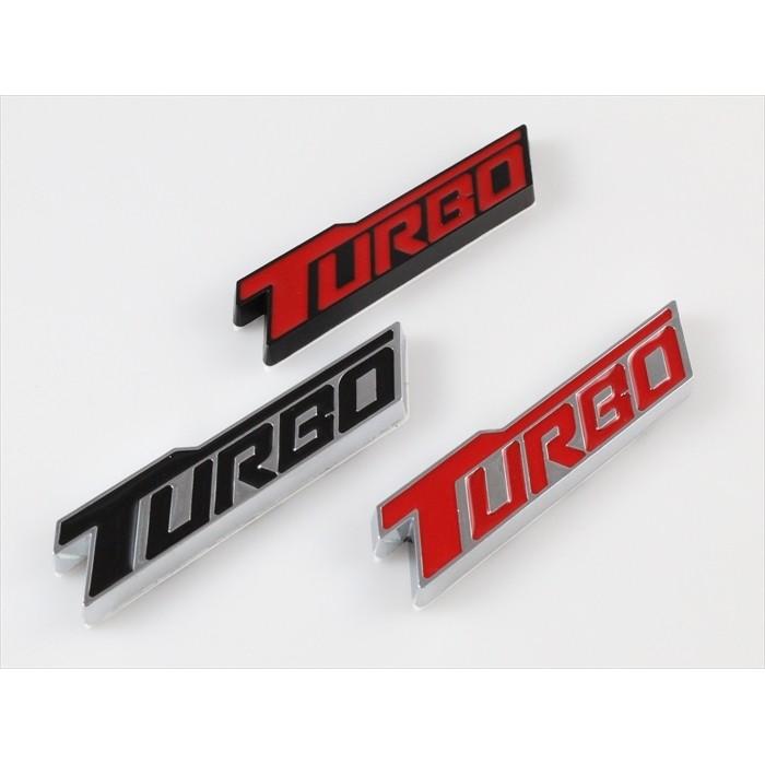 2022正規激安】 TURBO ターボ ロゴ プレート エンブレム 全3色 メタル製 金属製 ステッカー