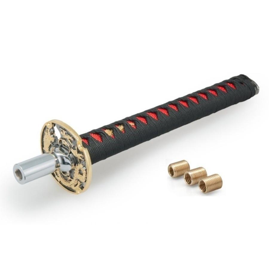 日本刀 シフトノブ 260mmサイズ 黒 赤 汎用 ネジ径変換アダプター付き 刀 侍 At車 Mt車 シフト ノブ Univer 060 Beetech ヤフーショッピング店 通販 Yahoo ショッピング