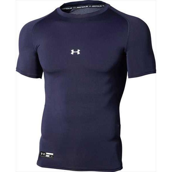 (代引不可)ＵＮＤＥＲ ＡＲＭＯＵＲ（アンダーアーマー） 1358643-410 ＵＡヒートギアアーマー コンプレッション ショートスリーブ クルー アンダーウェア MDN｜beethree